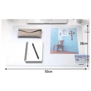 윈스타 반투명 데스크 매트 중 M 500X380/방수/투명/테이블/식탁/책상/커버/패드/식탁보/테이블보/깔판/