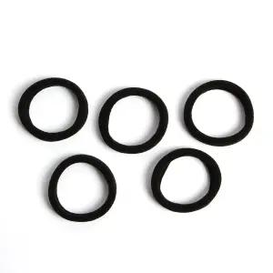 고탄력 검정 머리끈 40개 대용량