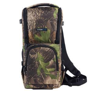 캐논 RF 200-800/100-500용 ZZQ&CCF 망원 렌즈 카메라 백팩, 니콘 Z 180-600용 케이스 소니 FE 200-600/FE 400-800/300과 호환되는 파우치 - 위장