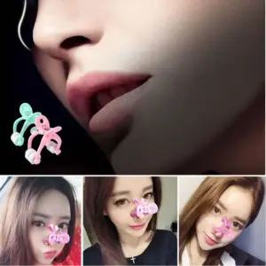 셀프 미용 얼굴형 휴대용 코 콧대 자극 집게 마사지기