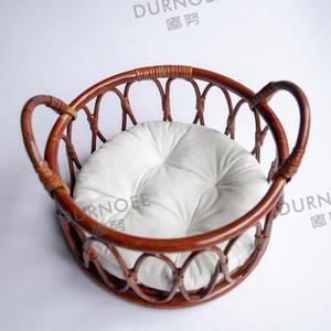 도니식 신생아 바구니 사진 소품 레트로 아기 침대 유아 포즈 촬영 스튜디오 액세서리