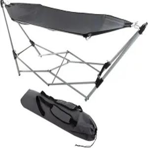 스탠드가 포함된 해먹 - 휴대용 해먹으로 휴대하기 쉬운 여행용 가방에 쏙 뒷마당 수영장 해변 호화로운 집