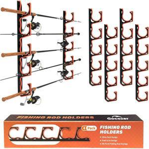 로드 거치대 낚시 받침대 패드 천장 소프트보호 낚싯대 홀더 장착 차고용 정리 Bla 4Pa 보관 H5