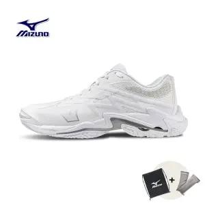 미즈노 웨이브 라이트닝 엘리트 (V1GA260153) 실버 배드민턴화 배구화 탁구화 인도어화