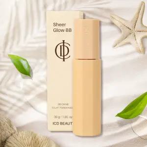 인셀덤 생얼메이크업 아이씨디 뷰티 쉬어 글로우 비비크림 BB 30g 1개