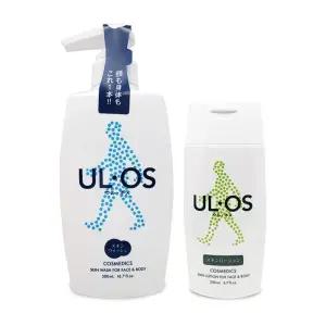 우르오스 스킨 워시 무향 500ml 남성 올인원 바디워시 + 올인원 스킨 로션 200ml(지복