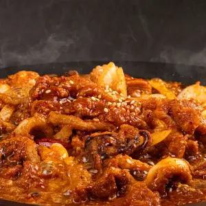 [용두동할매] 쭈덕 350g 탱글탱글 쫀득 쭈꾸미 오리볶음 밀키트 간단한요리