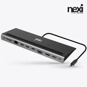 11 in 1 USB C타입 도킹스테이션 USB허브 NX-11DOCK NX1114 [H@lu]