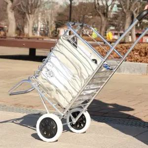 접이식 장바구니 캐리어 쇼핑카트 알루미늄 구루마 시장 손수레