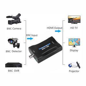 BNC TO HDMI 변환기 PC용 TV 노트북 비디오 케이블 어댑터 신호 디스플레이 컴퓨터 감시