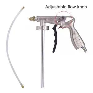 자동차 섀시용 에어브러시 페인트 글루건 자동차 방탄 스프레이어 조절 가능 언더코팅 메탈 스프레이 건 언