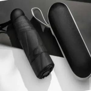 암막우산 자외선차단우산 휴대용양산 마카롱캡슐형 5단 양산 블랙