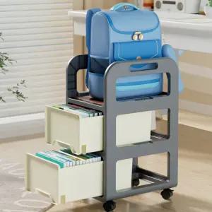 이동식 북카트 타워 책 수납 정리함 사무실 공부방 학교 틈새 수납 트롤리 서랍 2단 3단 4단