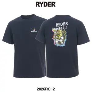 라이더 배드민턴 티셔츠 반팔 상의 남녀공용 반팔티 코튼라이크 오버핏 네이비 2026RC-2