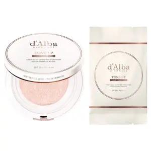 달바 워터풀 톤업 선 쿠션 15g + 리필 세트 SPF50+ PA++++, 1개