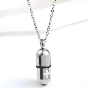 알약 비상목걸이 캡슐목걸이 보관함