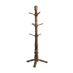 옷걸이 엔틱 스탠딩행 회전형 에밀리아 원목 스탠드