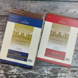 브랜빌 5권 A4 절취 스프링노트-상철 90매 유선 문구반점 패드 연습장