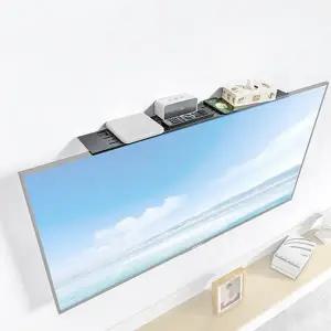 공유기 선반 다용도 미니 인테리어 셋톱박스 선반 무타공 선정리 모니터 거치대 정리대 리모콘 받침대