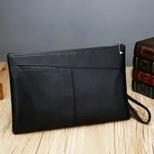 클러치백 남성 심플 편한 명품 가죽 그립백 경량