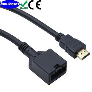 hdmitohdmi 고속 HDMI E 타입 암 블랙 몰딩 A 수 이더넷 비디오 케이블 포함 19P