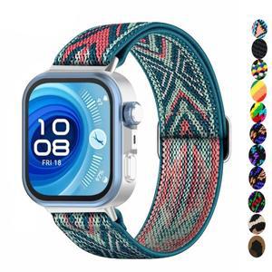 화웨이 호환 워치핏 4 프로 3 스트랩 스마트워치 액세서리 스포츠 나일론 루프 팔찌 코레아 밴드용 스크런