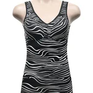 폭스 세련된 지브라 패턴 편안한 여성 몰드 브라 런닝