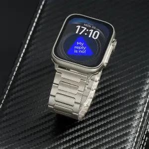 애플 워치 밴드용 자석 스테인리스 스트랩 46mm 45mm 44mm 49mm 메탈 벨트 브레이슬릿 iWatch 10 9 8 7 6 3