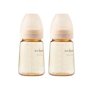 마더케이 베이직 PPSU 젖병 180ml 트윈팩_크림(무꼭지)
