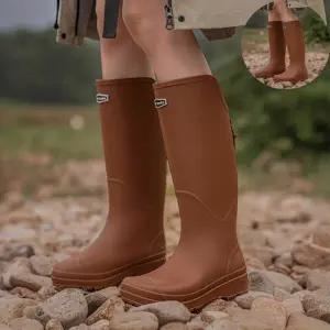 가벼운장화선물 여자 가을 외출 비올 때 데이트 롱 레인 부츠 장화