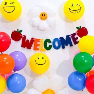 레터링웰컴가랜드/홈파티/생일파티용품/크리스마스가랜드만들기/파티소품/집꾸미기/크리스마스교실꾸미기