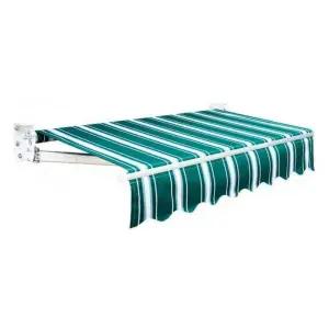 안뜰 테라스 수동 접이식 어닝 비가림막 지붕 차양막