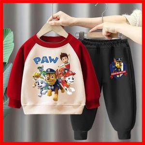 어린이 봄 가을 의류 세트 소년 긴 소매 운동복과 두 조각 정장 Tracksuit 선물