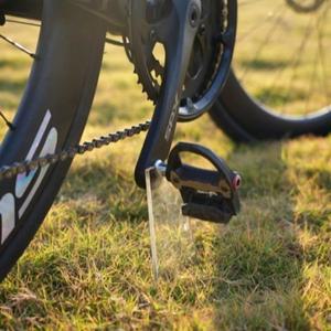 휴대용 아크릴 자전거 지지대 투명 수리 스탠드, 미끄럼 방지 자전거 보관