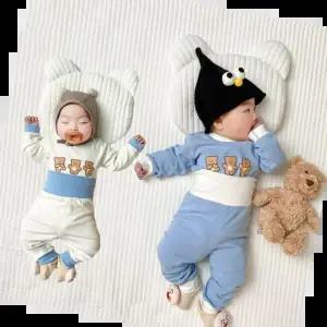 실내복상하세트 곰세마리 아동 순면 배앓이방지 실내복 205282