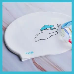 수영강습반 스타트 편한 수모 스윔 백곰 귀여운 캐릭터 실리콘수모 느좋 워터파크 편한핏감