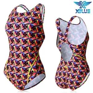 XBLUE 여자 원피스 수영복 Z212249 실내수영복세트