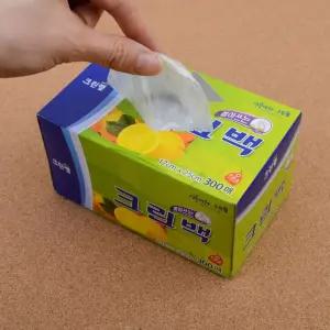 뽑아쓰는 크린백 일회용봉투 롤백 17cm x 25cm 300매