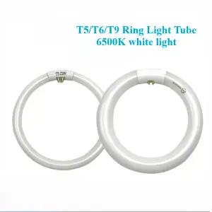 T5T6T9 4핀 원형 형광등 22W32W40W 쿨 화이트 천장등 교체용 램프 코어