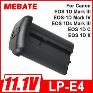 캐논 EOS 1D Mark III EOS-1D IV C X 용 1개 11.1V 4000mAh LP E4 LP-E4 배터리