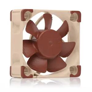 Noctua NF-A4x10 5V PWM 프리미엄 콰이어트 팬(USB 전원 어댑터 케이블 포함) 4핀 버전(40x10mm 브라운)