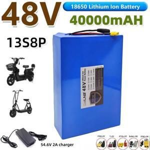 48V 40ah 13s8p 리튬 배터리 팩 2000W 모터 스쿠터 내장형 50A BMS