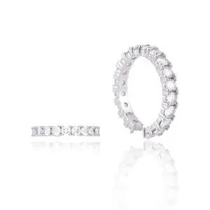 [시후주얼리]시뮬럿다이아 테니스반지 프리사이즈 가드링 RB385R