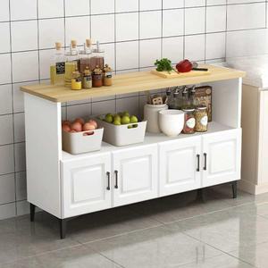 샤크팡 부엌수납장 보조테이블 틈새 홈카페 수납장 팬트리장