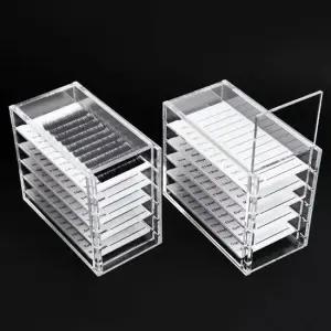 bns 속눈썹 5단 수납케이스 1개 속눈썹정리함 속눈썹거치대 아크릴정리함 속눈썹보관