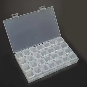 비즈수납함 악세사리 투명 미니 소품케이스 28칸 비즈보관함