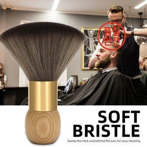 소프트 브러시 살롱 특수 청소 이발 도구 홈 헤어 메이크업 나무 손잡이 정전기 방지 스타일링