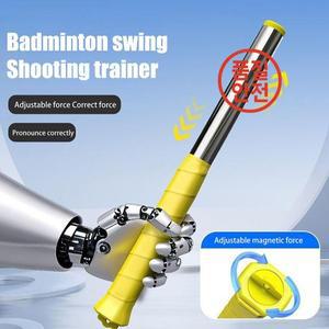 고성능 배드민턴 스윙 교정기; 1PC 볼 포워드 및 백핸드 휩 훈련 보조 장치