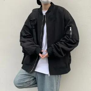 [STYLELUX]남성 가을 오버핏 라운드넥 블루종 자켓 IS-JK32N