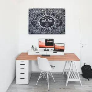 대형 패브릭 포스터 태양 S 벽장식 인테리어장식 가림천 테피스트리 인테리어액자